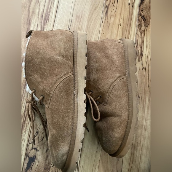 Pawz by bear paw mens Gavin chukka boots slippers tan size 10 - Picture 6 of 14